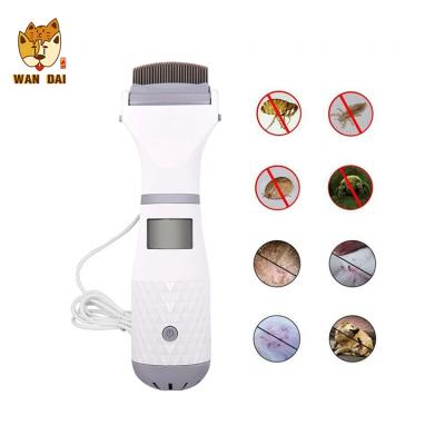 China Hot Selling Viable Dog Cat Grooming Tool Lice Comb Electric Pet Products Professional Pet Flea Comb for sale