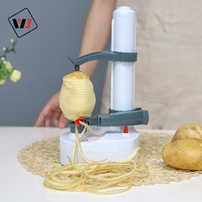 China Viable Electric Kitchen Tools Auto Carving Fruit Peeler Auto Carving Color Box Package Hot Sales Peeler for sale