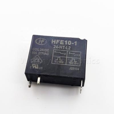 China . RELAY DIP-5 HFE10-1-24-HT-L2 electrical components HFE10-1-24-HT HFE10-1-24 24VDC 50A 277VAC 5PIN for sale