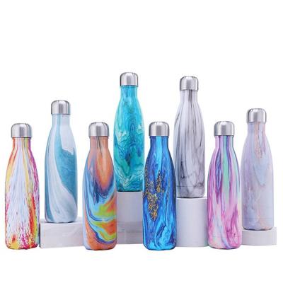 China Sustainable 17 Oz Eco Friendly Double Wall Stainless Steel Vacuum Insulated Flask Bpa Free Sublimation Cola Shape Water Bottles for sale