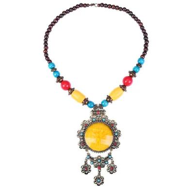 China Bohemia Handmade Beaded Bohemian Ethnic Hippie Boho Necklaces For Women Jewelry Gift for sale