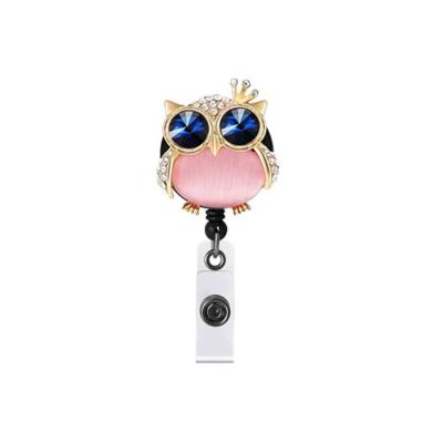 China ID Card Badge Holding Retractable Wholesale Cute Retractable Badge Reel Badge Holders Amazon Nursing Clip Animal Expandable ID Card Holders for sale