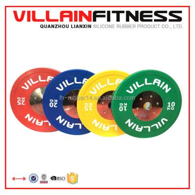 China 2014 Elite Hot Sale Rubber Weight Plate Kg Colorful Rubber Bumper Plates for sale