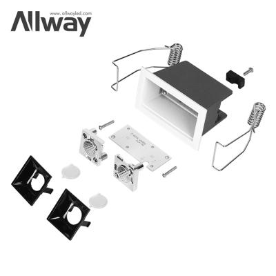 China 2022 Modern Allway Home Office Hotel Grill Down Recessed Lamp Fit Led Down Lights Fame for sale