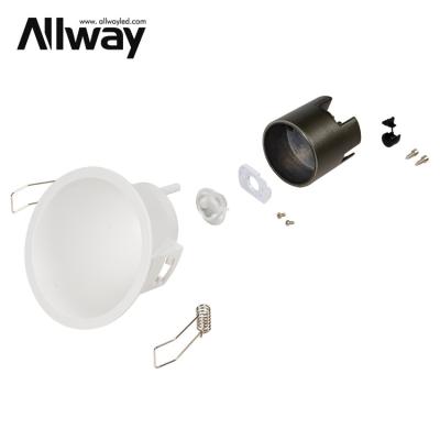 China Modern Aluminum Round Ceiling Downlight Anti Glare Low Power 5watt 10watt Recessed Led Down Light Housing for sale