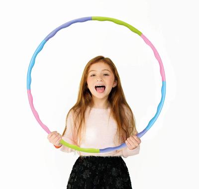 China Hoop Sports for Kids Detachable Polynesian Dance Fitness Circle Hooping Hoop Rings for Kids for sale