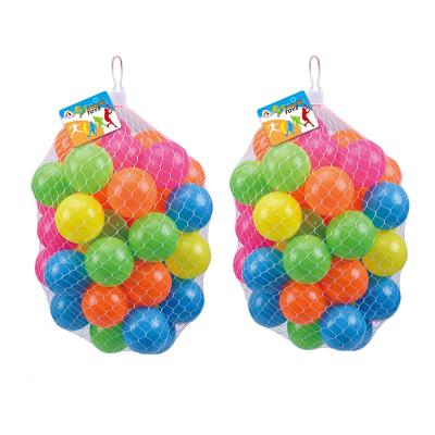 China Funny Pit Toy Water Pool Ocean Wave Baby Kid Toy 6CM Ball Game Ball Eco-friendly Colorful Soft Plastic Ocean Wave Ball for sale