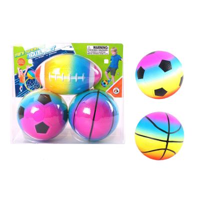 China Sports Toy High Quality PVC Basketball Football Kids Training Outdoor Beach Games Football for sale