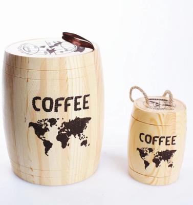 China Manufacturer Direct Sale Eco - Friendly Wooden Wine Cafe Dark Beer Barrels for sale