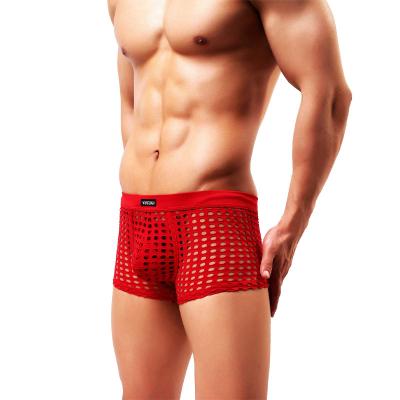 China Mesh llingerie for big mens mens underwear see mesh men briefs and sexy boxers boy man underwear gay panties for sale