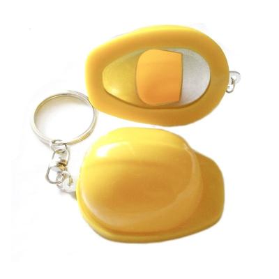 China Wine or Bottle Opener Artigifts Factory Wholesale Plastic Key Chain Manufacturer Ring Safety Helmet Key Chain Custom Hard Hat Key Chain with Bottle Opener for sale