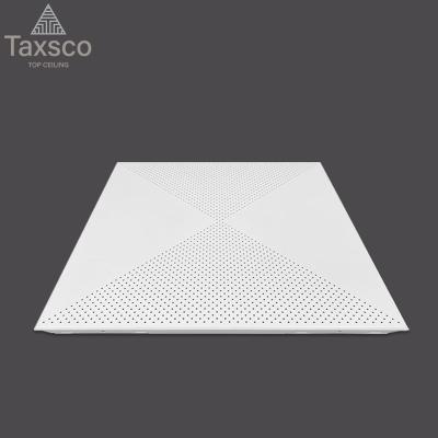 China Factory Artistic Custom Suspension Aluminum Perforated Ceilings Clip-in Decorative Aluminum Perforated Ceiling Tiles for sale