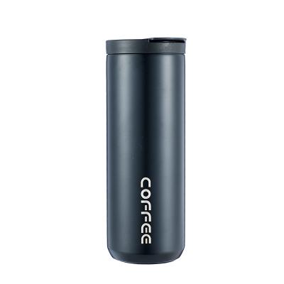 China Wholesale Minimalist Portable Slim Straight Stainless Steel Thermos Mug Coffee Hot Water Thermos Mug for sale