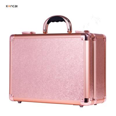 China Fashion Koncai Luxury Portable Hand Carry Case OF01 Series Lights Vanity Makeup Cosmetic Case for sale