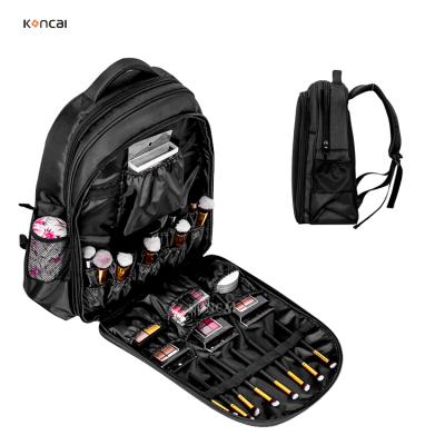 China Professional Dress Beauty Backpack Makeup Tools Bag Cosmetic Organizer Box Hairdresser Backpack Hairdresser Backpack for sale