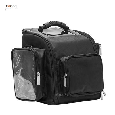 China Only 4kg for whole case makeup case and spacious detachable black nylon backpack case portable soft bag storage space cosmetic case for sale