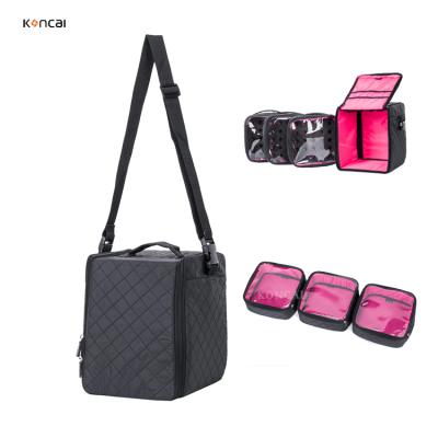 China New KONCAI NATIONAL style of nail box storage bag with many compartments for sale