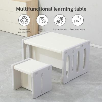 China Modern Hot Sale Children Kids Furniture Sets Kindergarten Preschool Furniture Wooden Kids Table And Chairs Set Toddler Desk For Kids for sale