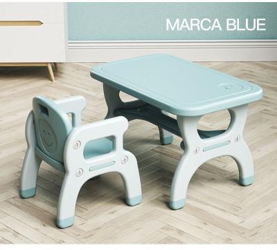 China Modern Newest design sturdy multi function toddler desk and chair rustic plastic for sale