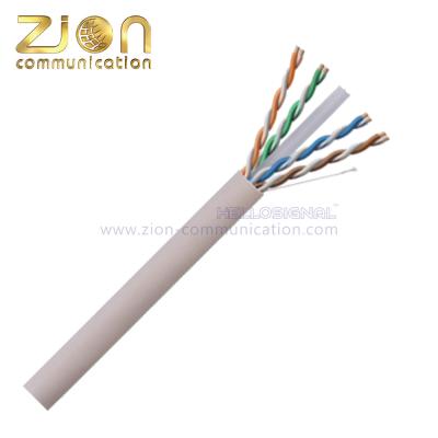 China PVC Cat6 Lan Cable 305m Rollen-PET-PVC-cm UL/ETL LSZH 4 Paare 23awg zu verkaufen