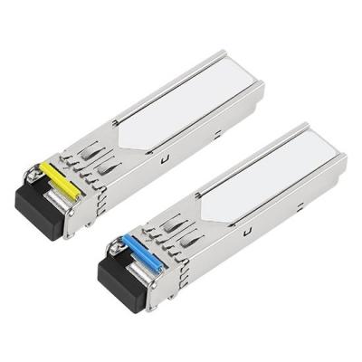 China TX1310/RX1550nm 1,25 G BIDI SFP 10KM de Vezel Optische Zendontvanger van LC SMF Te koop