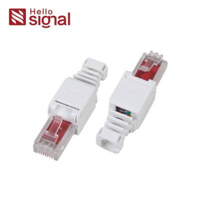 China PC Unshielded CAT6 Toolless RJ45 Plug Without Fixed Ring ZC-688Y-C6 for sale