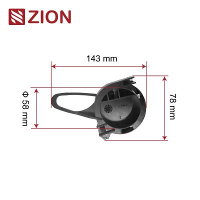 China ZCPAC-02 FTTH Nylon Flat Cable Drop Clamp | High-Strength Fiber Optic Cable Clamp for Outdoor Applications for sale