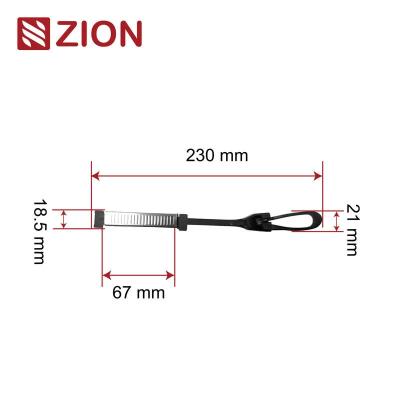 China ZCSPC-01 FTTH Combination Flat Cable Drop Clamp | Versatile Fiber Optic Cable Clamp for Secure Installations for sale