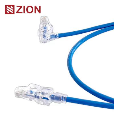 China Stranded Bare Copper Conductor UTP CAT6 Patch Cord 360 Degree Stereo Rotation for sale