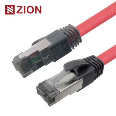 Chine Câble 2GHz 40Gbps de LAN Network d'Ethernet de corde de correction d'isolation de PE de CAT8 S/FTP Snagless RJ45 à vendre