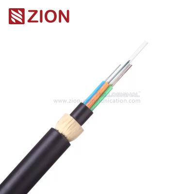 China All Dielectric Self-supporting Aerial Cable ADSS With PE  or AT Outer Sheath for sale