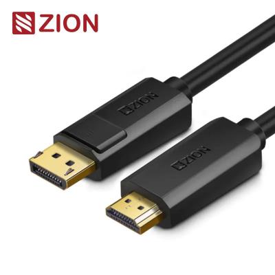 China 4K DisplayPort to HDMI Cable 4K Video Audio Adapter for Computers Laptops Monitors HDTVs for sale