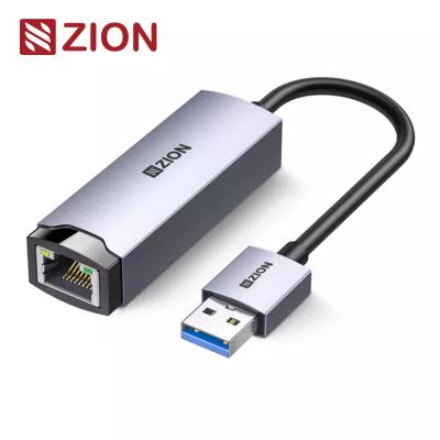 China USB3.0/RJ45 Gigabit Network Adapter Aluminum Shell High-Speed Durable USB To Ethernet Connectivity for sale