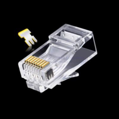 China Cat6A UTP 8P8C RJ45 Connector Plug Accessories Polycarbonate for sale