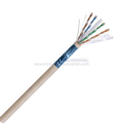 China F/UTP 0.57mm Copper Conductor Indoor HDPE Category 6 Ethernet Cable LSZH Jacket for sale