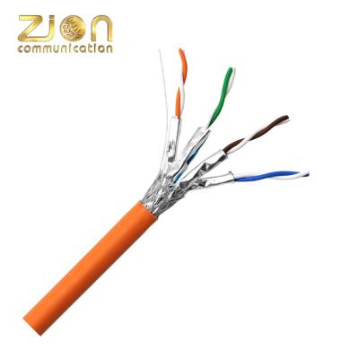 China S/FTP CAT 7 PVC Network Cable ,600Mhz,10Gbps, Copper conductor, sftp cat7 ethernet cable, cat7 lan cable NO 7112402 à venda