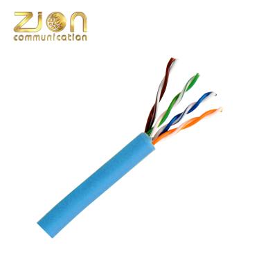 中国 U/UTP CAT 5e CCA PVC Solid 0.50mm CCA Conductor Indoor PVC Jacket cat5e Network Cable CPR Certified NO 7112109 販売のため