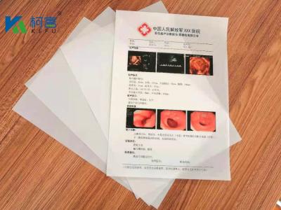 China 125 Microns PET X Ray Film Semi Transparency Sheets For Inkjet Printers Te koop