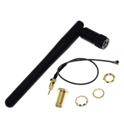 China 2.4GHz 2.4g Wireless Antenna RP SMA Male Connector 3dBi WiFi Antenna AN125-LTE (Female Pin) for sale