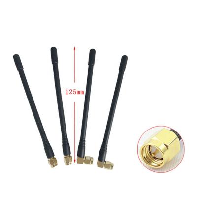 China Foldable Rubber Antenna 4G 6dBi Antenna Outdoor WiFi Antenna 125mm for sale