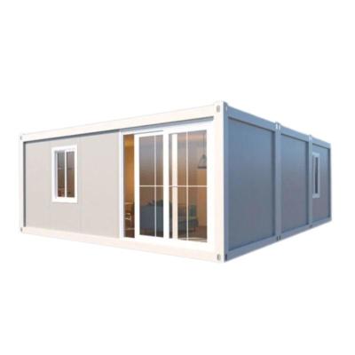 China Office Luxuriant 20ft Luxury Duplex 3 Bedroom Steel Structures Prefabricated Homes Container House for sale