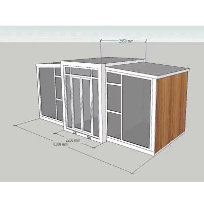 China Luxury Style Container Houses 40ft Luxury Container Homes With 2-4 Bedroom for sale