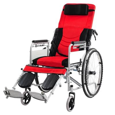 China Factory Directly Manufacturer Reclining Commode Wheelchairs With Bedpad Mesh Soft Fabric Sys43 for sale