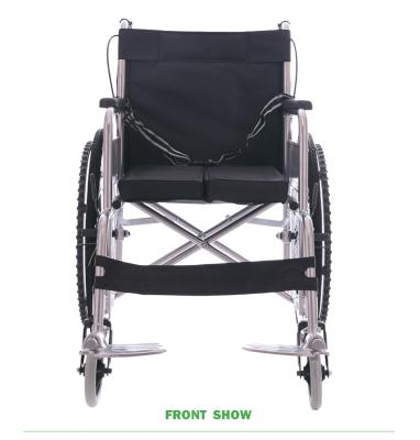 China Silla de ruedas Middle Use Folding Wheelchair Commode Wheelchair KURSI RODA 2 Home Superior Durable Seats Market Wheelchair for sale