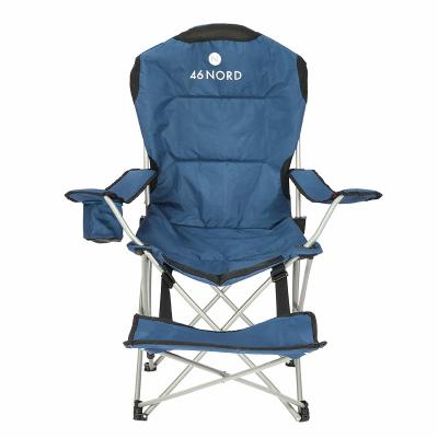 China Modern Outdoor Recliner Patio Beach Sleeping Chair Portable Folding Camping Chair With Footstool for sale