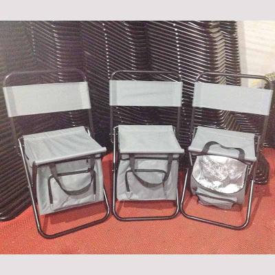 China The traditional folding chair with a cooler bag and a lightweight Bagpack a Seat with the comfortable shoulder strap for sale