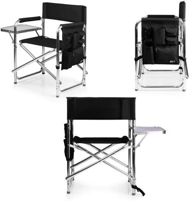 China Large Modern For RV Traveling Fishing Blackout Picnic Or Foldable Deck Lightweight Metal Director Chair for sale