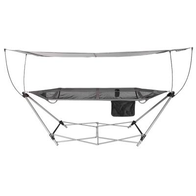 China Outdoor Foldable Traditional Portable Hammock Space Saving Free Standing Hammock With Steel Frame for sale