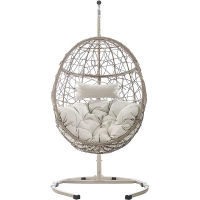 China Classic traditional egg shape rattan chair with handles along the front edge adds a cool bohemian aesthetic to any space rattan chair for sale