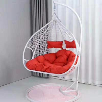 China Modern Home Patio Chair Garden Balcony Hanging Egg Swing Chair For Two Person for sale